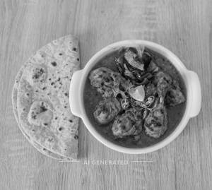 Chicken Angara + Chapati (1 piece)