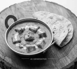 Paneer Butter Masala + Plain Chapati (2 pieces)