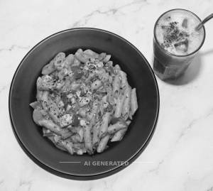 Veg Paneer Macaroni Fry + Cold Coffee Combo
