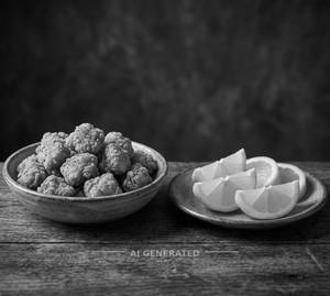 Chicken Popcorn + Lemon
