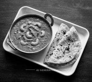 Kaaju masala + Tawa roti (2 pieces)