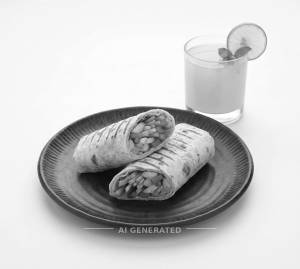 Veg Wrap + Lime Juice