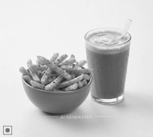 Peri Peri Fries + Cold Coffee