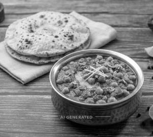 Chana Masala + Tawa Roti (2 pieces)