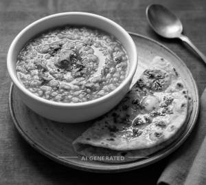 Dal Fry + Butter Tandoori Roti (2 pieces)