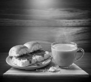 Jam maska pav + Special tea