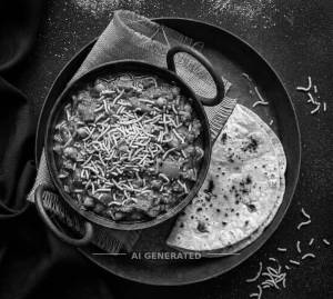 Sev Tamatar + Tawa Roti (2 pieces)