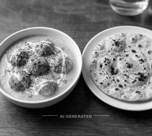 Malai Kofta + Large Tawa Roti (1 piece)