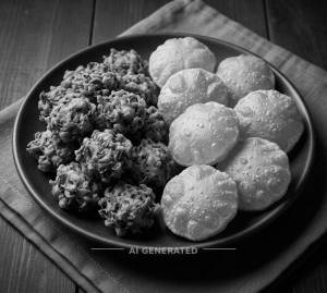 Methi Fulwada (100 Gm) + Puri (7 Pcs)