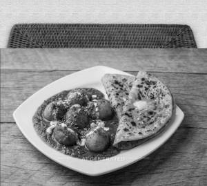 Dum Aloo + Tawa Butter Roti (2 pieces)
