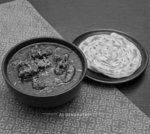 Mutton Kudal Gravy + Parotta (2 pieces)