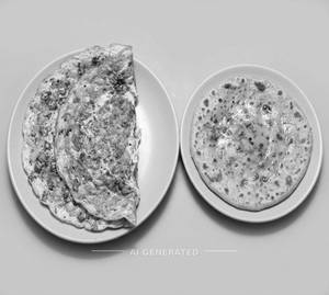 Masala Omelette (Double Portion) + Aloo Paratha (1 Piece)