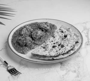 Chicken Masala + Tandoori Roti (2 pieces)