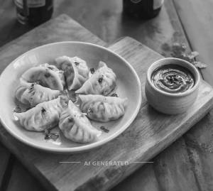 Veg Momos + Chocolate [140Ml]