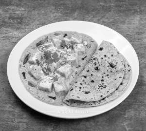 Paneer Korma + Tawa Roti (2 pieces)