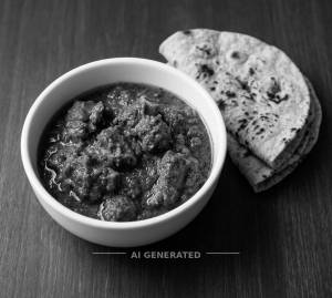 Mutton Masala + Tanduri Roti (2 pieces)