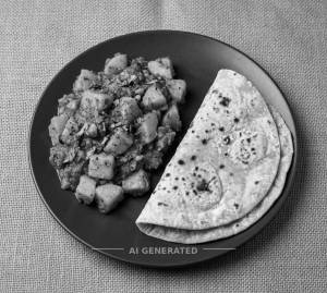 Aloo Masala + Chapati (2 Pieces)