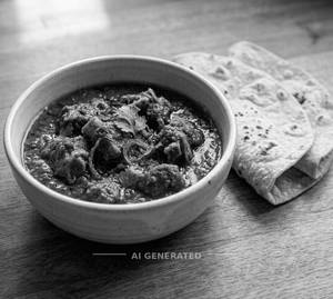 Mutton Hyderabadi + Rotti (2 Pieces)