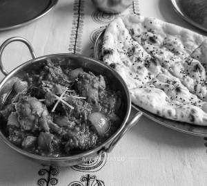 Chicken kadhai + Tandoori naan (1 piece)