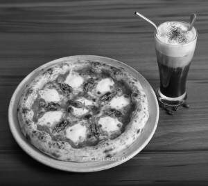 Margherita Pizza + Premium Cold Coffee