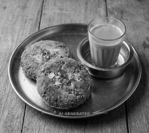 Crispy Matar Paneer Cutlet[2Pcs] + Special Tea