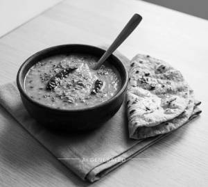 Dal Tarka + Roti (2 Pieces)