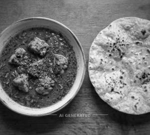 Chicken Masala + Tawa Roti (1 piece)