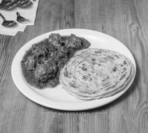Chicken Masala Curry + Parotta [1Pc]