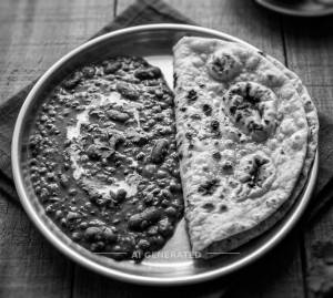 Dal Makhani + Tandoori Plain Roti (1 piece)
