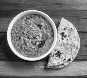 Dal Fry + Tandoori Butter Roti (1 Piece)