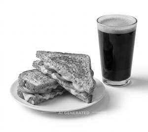 Cheese Veg Sandwich + Turkish Cold Coffee