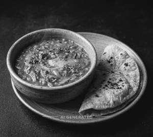 Dal Fry + Tawa Roti (2 pieces)