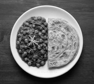 Chana Masala + Plain Paratha (1 Piece)
