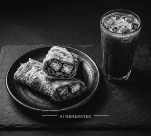 Paneer Roll + Cold Coffee