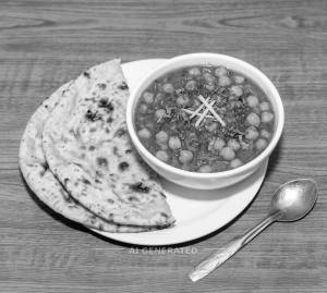 Channa Masala + Tandoori Roti (2pc)