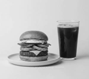 Hangover Burger [Single] + Cold Coffee