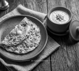 Double Egg Omlette + Matka Rabdi