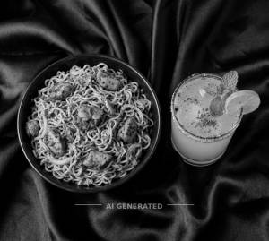 Chicken Maggi + Shikanji Nimbu Pani