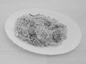 Chicken noodles