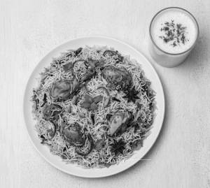Chicken Biryani + Butter Milk
