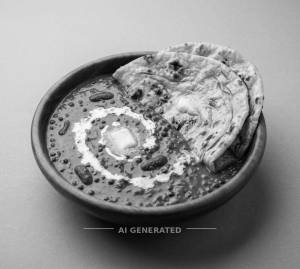 Dal Makhani + Tawa Butter Roti. (2 pieces)