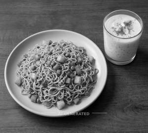 Maggi + Banana Smoothie