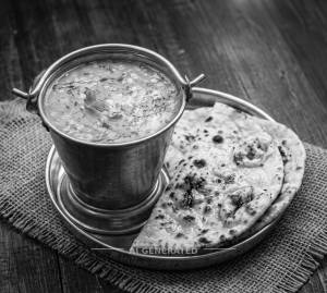 Dal Fry + Tandoori Roti (2 pieces)