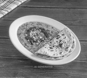 Dal Tadka/Dal Fry + Tawa Roti (2 pieces)