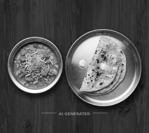 Sev Tamatar + Butter Tawa Roti (1 Piece)