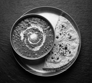 Dal Makhani + Chapati (1 Piece)