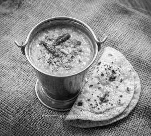 Dal Tadka + Tawa Roti (2 pieces)