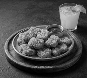 Chicken Nuggets + Lime Fresh Juice