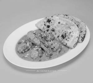 Chicken Korma + Tandoori Roti (2 pieces)