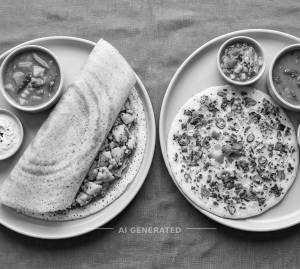 Masala Dosaa + Uttapam (1 piece)